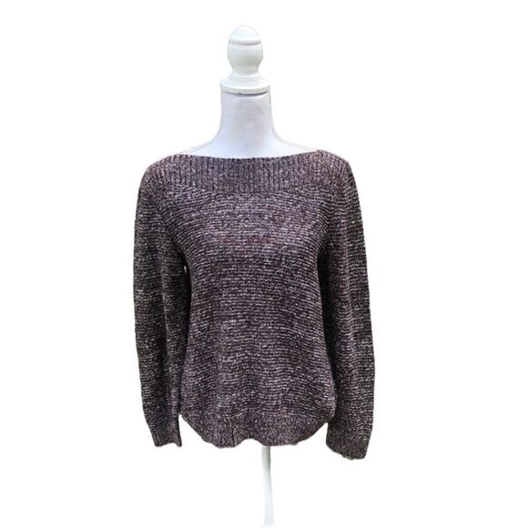 CROFT & BARROW Extended Neck Line Knitted Long Sleeve Sweater Size XL - Picture 1 of 5